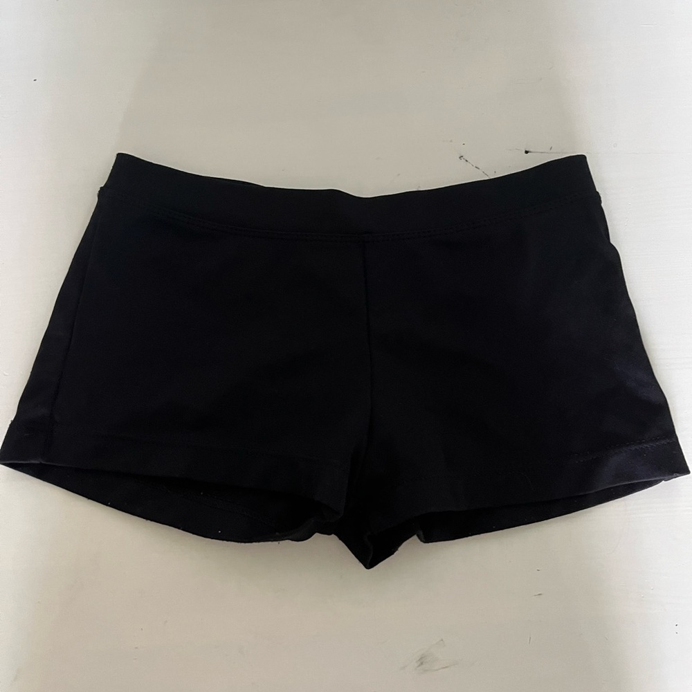 Capezio black dance shorts